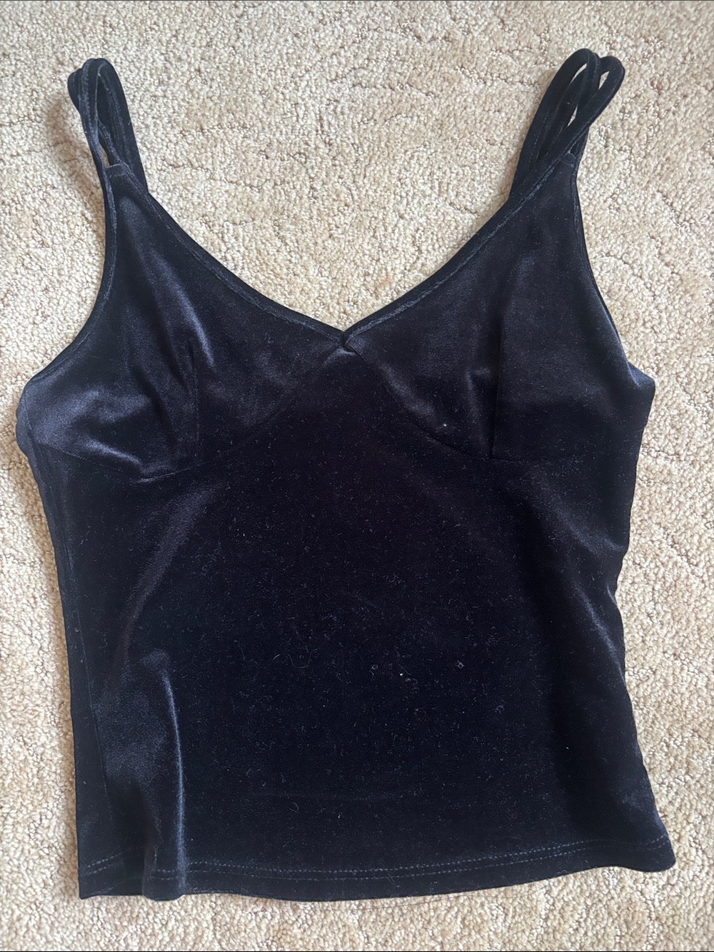 Velvet tank top